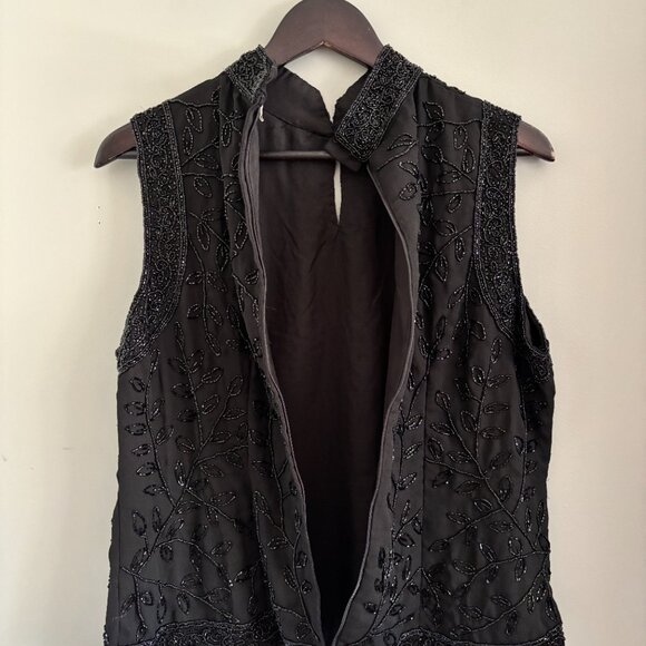 Vintage Beaded Sleeveless Blouse - Picture 7 of 9